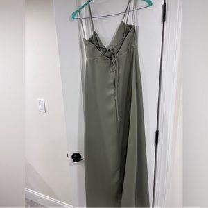 BHLDN Remy Cowl-Neck Faux-Wrap Dress